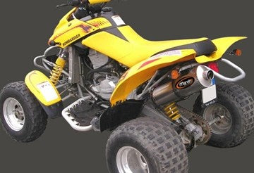 Marving マービングマフラー Single Big Oval Quad Atv Line アルミ （クワッド・4輪バイク）DS 650 2003/2004 CAN AM Quad - EU/A | EU/AL/B53