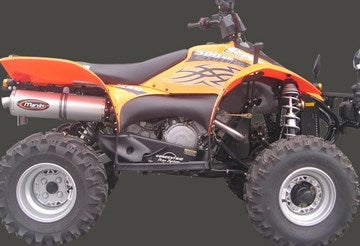 Marving マービングマフラー Single Big Oval Quad Atv Line アルミ （クワッド・4輪バイク）SCRAMBLER 500 2006 > POLARIS Quad - | EU/AL/P85