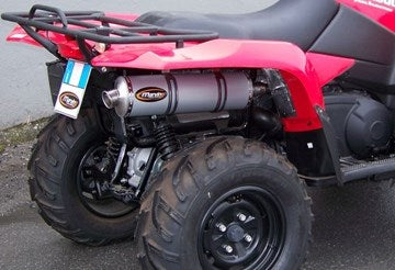 Marving マービングマフラー Single Big Oval Quad Atv Line アルミ （クワッド・4輪バイク）KING QUAD 700/750 2009 > SUZUKI Quad | EU/AL/S88