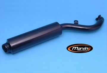 Marving / マービング マフラー Edr ブラック - EU公道走行認可 Gilera RC 600 | EDR/50/NC