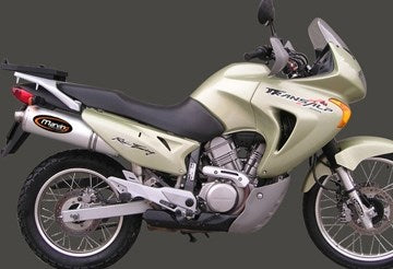 Marving / マービング マフラー ビッグオーバル = 102x130 Motard アルミニウム - EU公道走行認可 Honda XL 650 TRANSALP 04 | EU/AL/H48