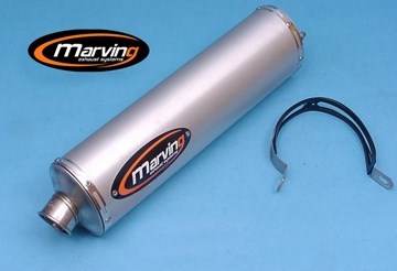 Marving / マービング マフラー ビッグオーバル = 102x130 Superline アルミニウム - EU公道走行認可 Kawasaki ZXR 400 | EU/AL/K69