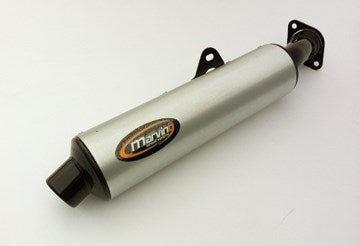 Marving / マービング マフラー Cylindrical &Oslash; 114 ブラック + アルミニウム - EU公道走行認可 Honda VFR 750 F (90-93) | H/2130/NC