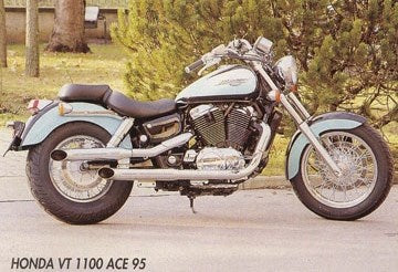Marving / マービング デュアルマフラー Legend クロム Honda VT 1100 SHADOW ACE | H/CP26/BC