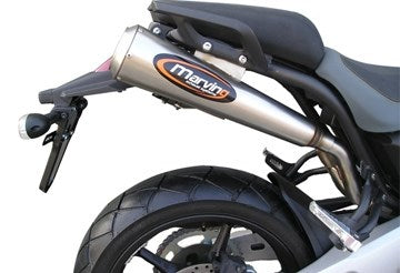 Marving / マービング アンダーシート デュアルマフラー コニカルエンド &Oslash; 110 Racing Steel ステンレススチール - EU公道走行認可 Yamaha M | RS/Y2