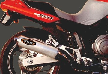 Marving / マービング デュアルマフラー Cylindrical &Oslash; 100 クロム + アルミニウム - EU公道走行認可 Yamaha TDM 850 (91-) | Y/2113/BC