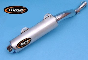 Marving / マービング マフラー Amacal &Oslash; 100 クロム + アルミニウム - EU公道走行認可 Yamaha XT 600 E (91-96) | Y/AAA/58/BC