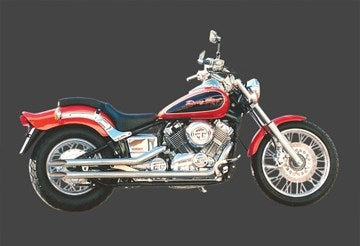 Marving / マービング フルシステム Drag pipes low long ステンレススチール &Oslash; 50 Yamaha XVS 650 DRAG STAR (97- | Y/JC29/IX