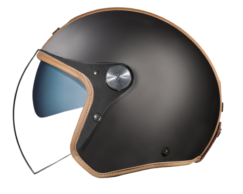 NEXX Garage Helmet X.G30 GROOVY BLACK. CAMEL  Size: XL | 01G3001428113