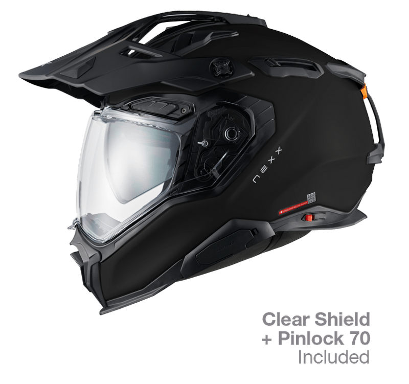 NEXX Adventure Helmet X.WED3 PLAIN BLACK MT  Size: 3XL | 01XE301419011