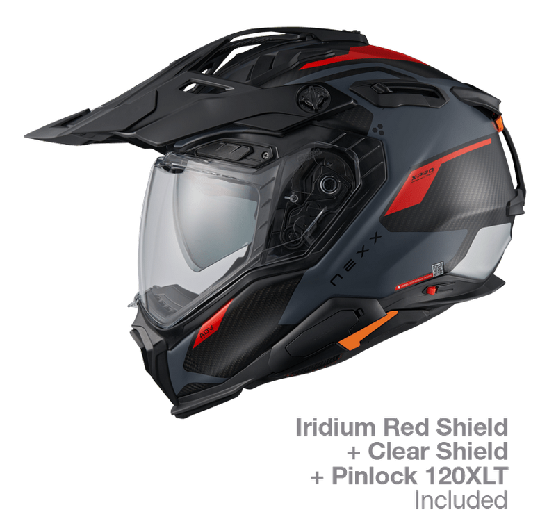 NEXX Adventure Helmet X.WED3 KEYO GREY.RED MT  Size: 3XL | 01XE323417897