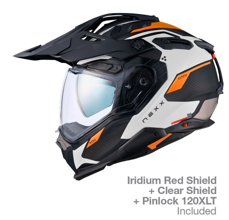 NEXX Adventure Helmet X.WED3 KEYO WHITE.ORANGE MT  Size: 3XL | 01XE323417974