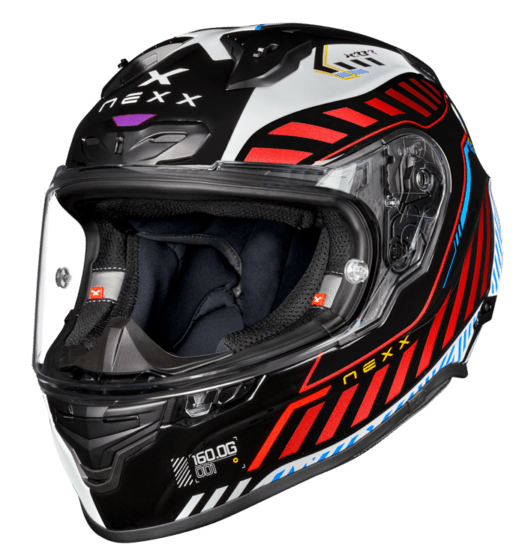 NEXX Race Helmet X.R3R OUT BRAKE BLACK.WHITE  Size: 2XL | 01XR301412012