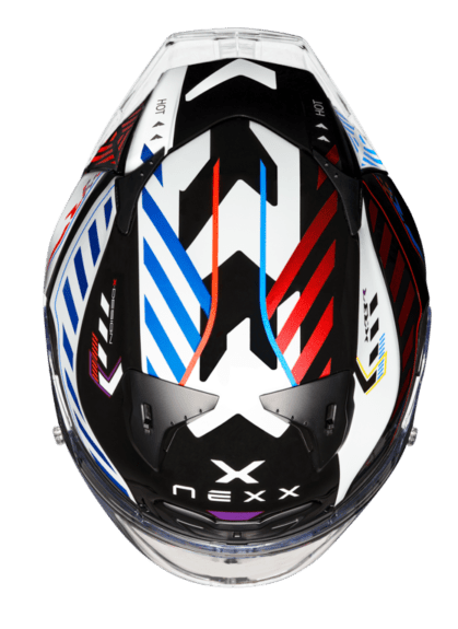 NEXX Race Helmet X.R3R OUT BRAKE BLACK.WHITE  Size: 2XL | 01XR301412012