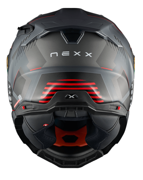 NEXX Street Helmet X.WST3 FLUENCE GREY.RED MT  Size: 3XL | 01XS302426897