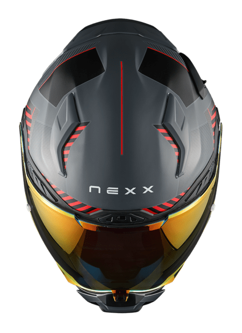 NEXX Street Helmet X.WST3 FLUENCE GREY.RED MT  Size: 3XL | 01XS302426897