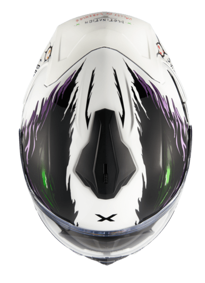 NEXX Sport Helmet Y.100R NIGHT RIDER WHITE  Size: 2XL | 01YR100410018