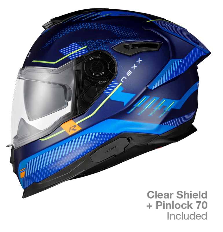 NEXX Sport Helmet Y.100R BARON INDIGO BLUE MT  Size: 2XL | 01YR103408851