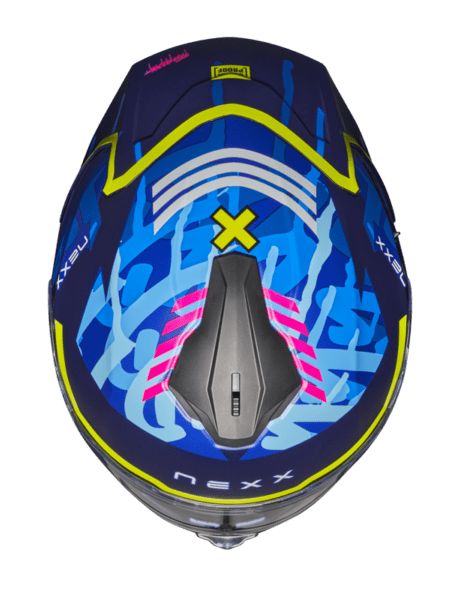 NEXX Sport Helmet Y.100R URBANGRAM INDIGO BLU MT  Size: 2XL | 01YR103409851