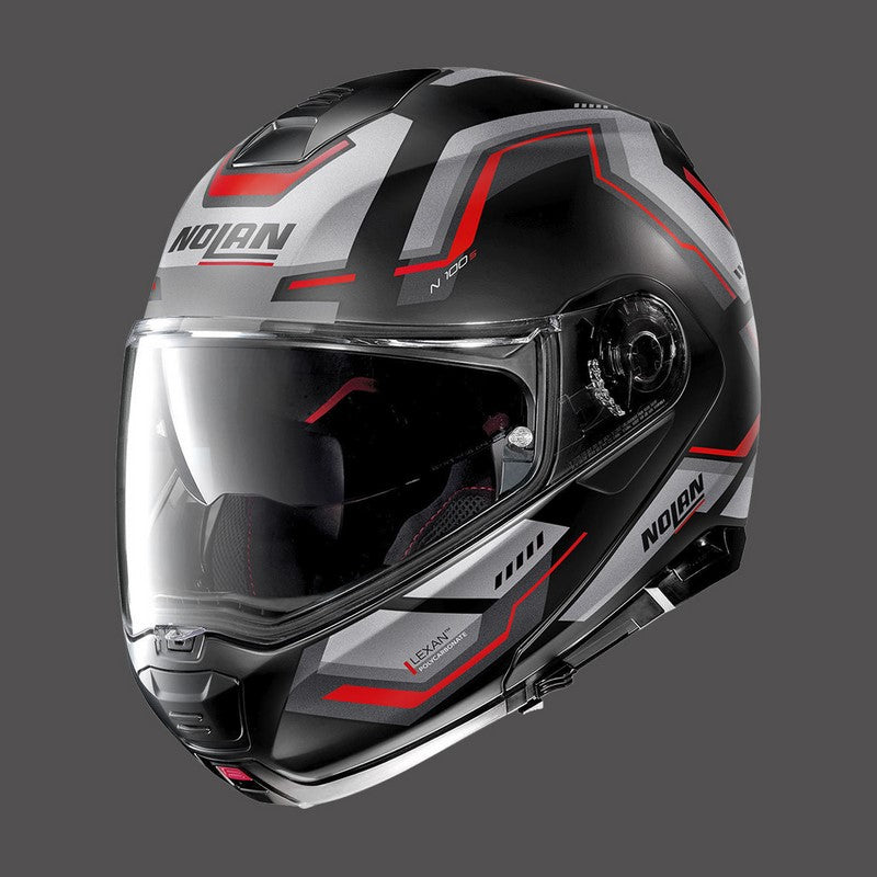 Nolan / ノーラン モジュラーヘルメット N100 5 Upwind N-com ブラックレッドマット | N15000522058
