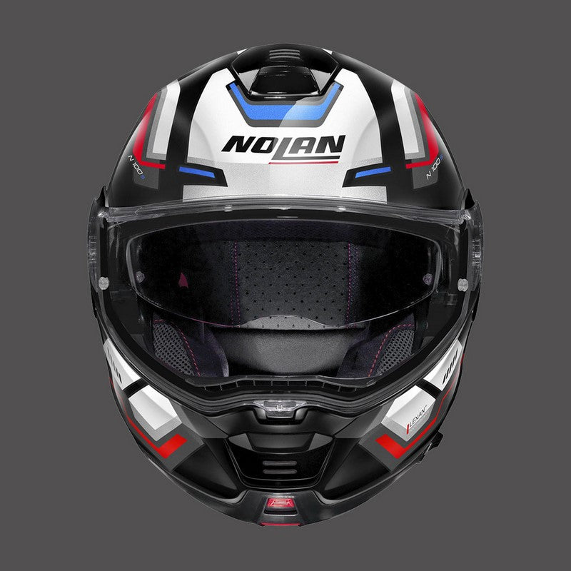 Nolan / ノーラン モジュラーヘルメット N100 5 Upwind N-com ブルーレッド | N15000522063