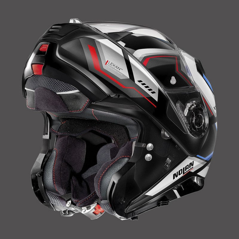 Nolan / ノーラン モジュラーヘルメット N100 5 Upwind N-com ブルーレッド | N15000522063