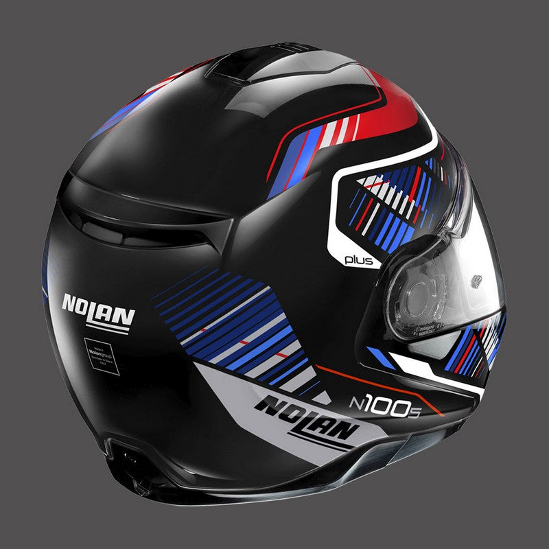 Nolan / ノーラン モジュラーヘルメット N100 5 Plus Starboard N-com ブルーレッド | N1P000494048
