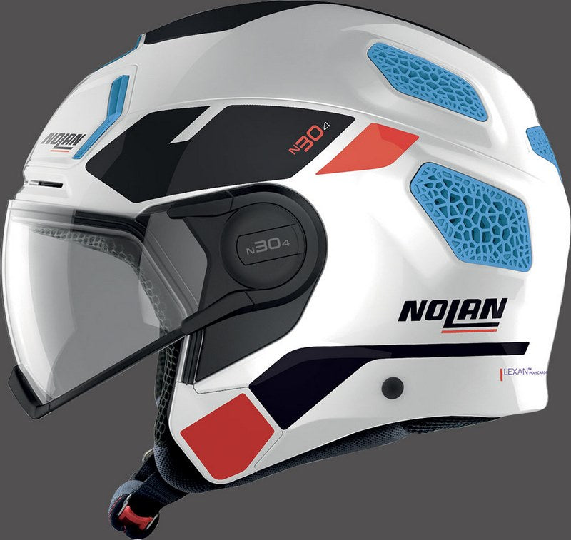 Nolan / ノーラン Jet Helmet N30-4 T BLAZER  White Blue | N3C000632029