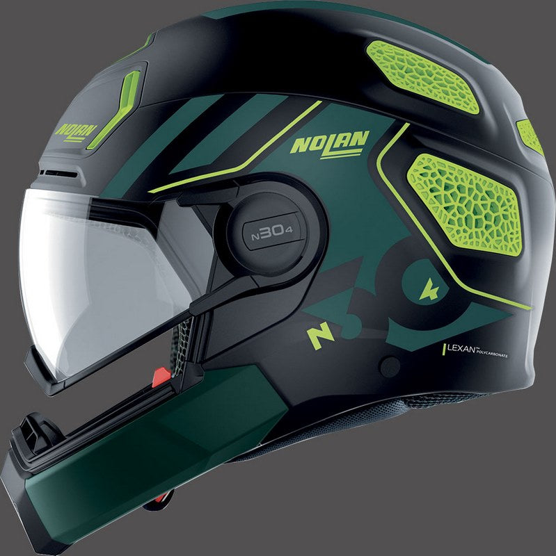 Nolan / ノーラン Modular Helmet N30-4 TP PARKOUR  Green | N3D000662022