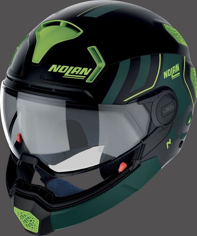 Nolan / ノーラン Modular Helmet N30-4 TP PARKOUR  Green | N3D000662022