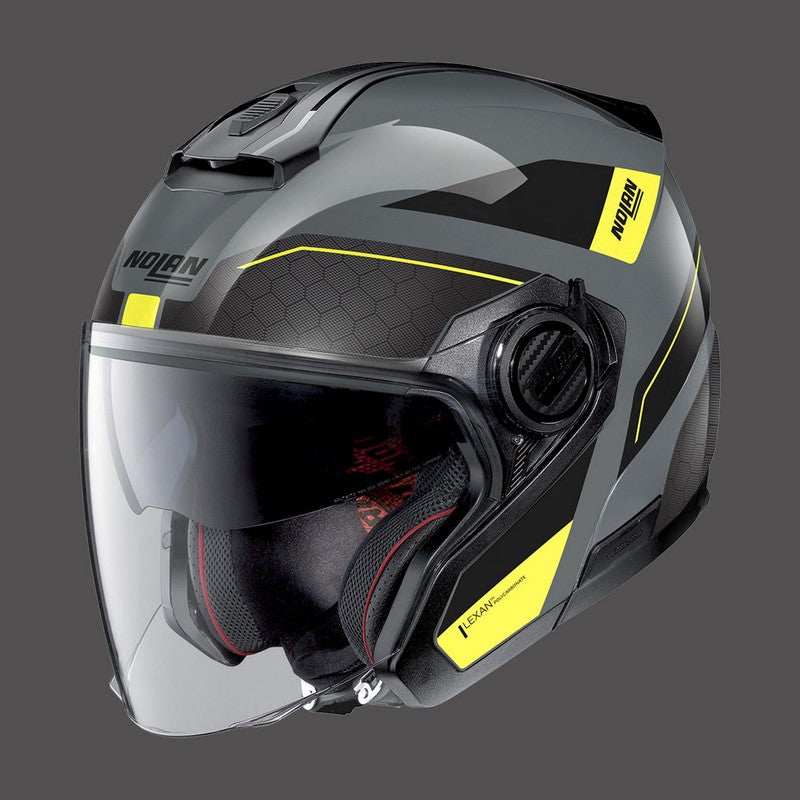 Nolan / ノーラン ジェットヘルメット N40 5 Pivot N-com イエロー スレートグレイ | N45000526026