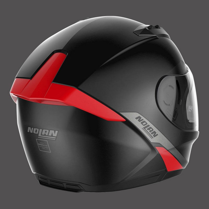 Nolan / ノーラン フルフェイスヘルメット N60 6 Staple N-com レッド ブラックマット | N66000527041