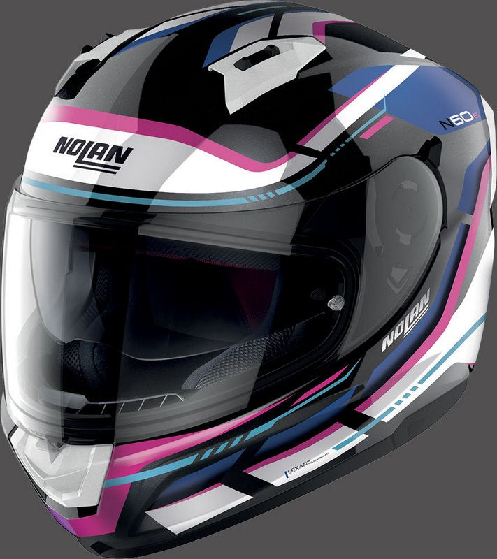 Nolan / ノーラン Full Face Helmet N60-6 LANCER  White Blue Rose | N66000618065