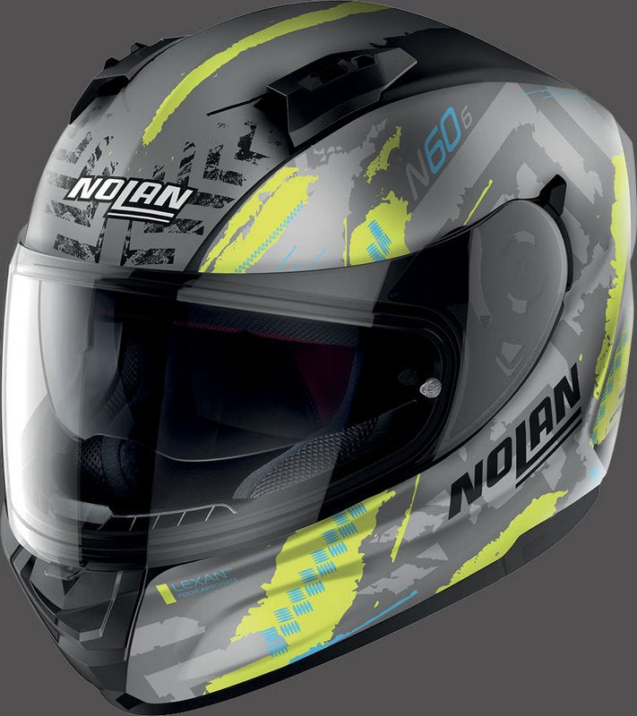 Nolan / ノーラン Full Face Helmet N60-6 WHEELSPIN  Black Yellow | N66000619059