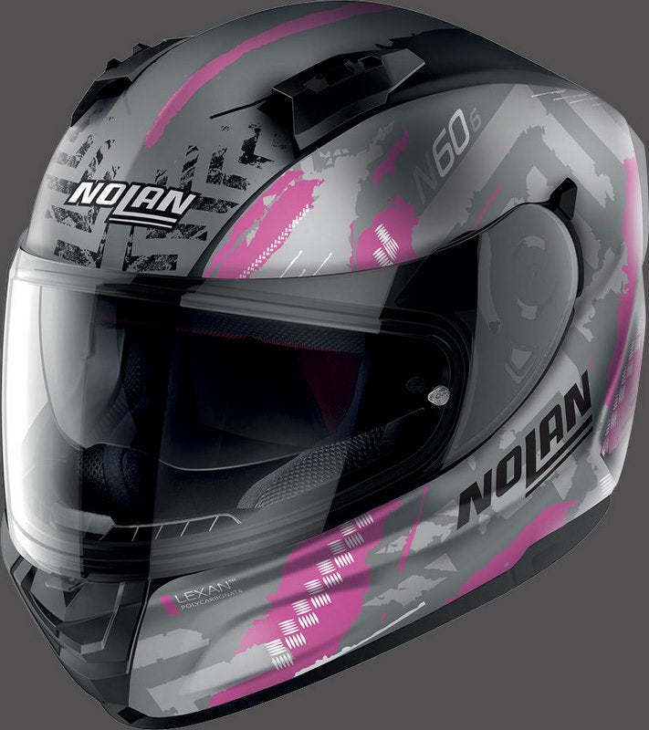 Nolan / ノーラン Full Face Helmet N60-6 WHEELSPIN  Black Pink | N66000619060