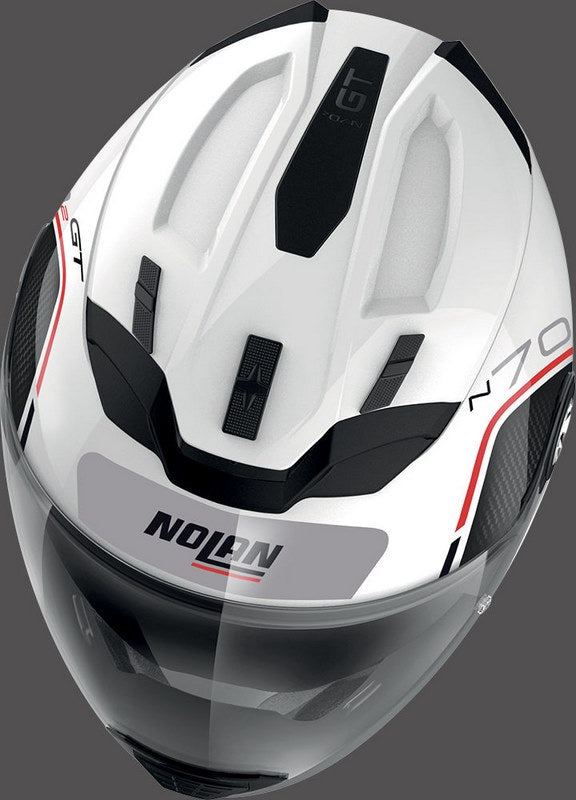 Nolan / ノーラン Modular Helmet N70-2 GT FLYWHEEL N-CO  METAL WHITE | N7G000586053