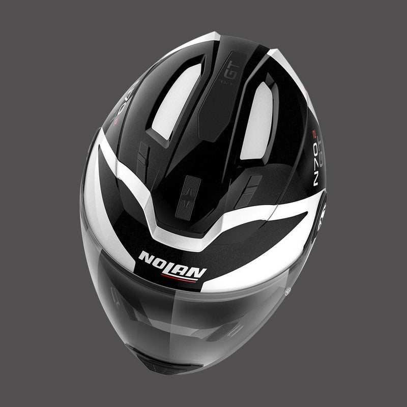 Nolan / ノーラン モジュラーヘルメット N70 2 Gt Glaring N-com ホワイト ブルー | N7G000798049