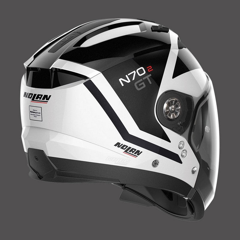 Nolan / ノーラン モジュラーヘルメット N70 2 Gt Glaring N-com ホワイト ブルー | N7G000798049