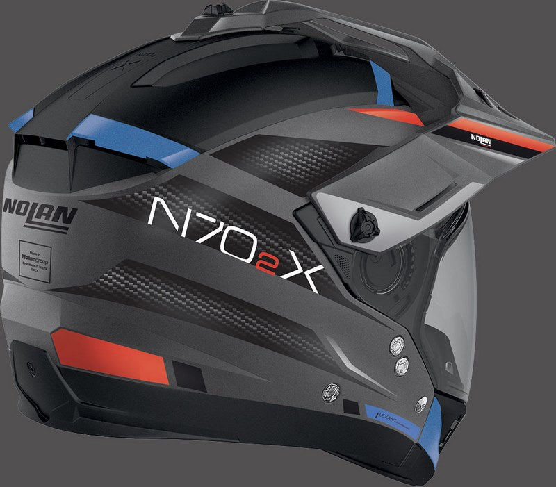 Nolan / ノーラン Full Face Helmet N70-2 X EARTHQUAKE N-C  Blue Black | N7X000583048