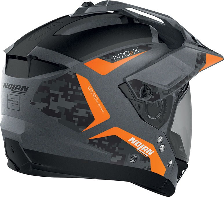 Nolan / ノーラン Modular Helmet N70-2 X 06 TORPEDO N-C  Orange Lava Grey Matt | N7Y000547044