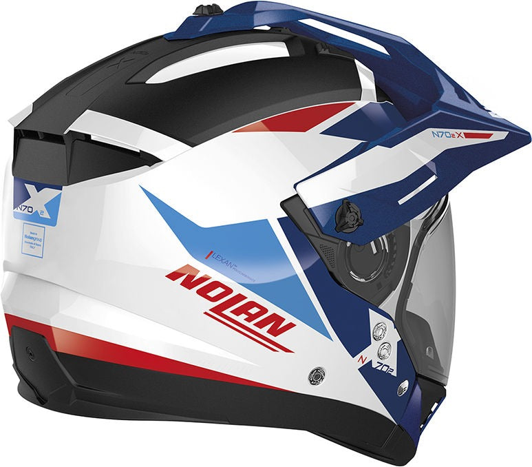 Nolan / ノーラン Modular Helmet N70-2 X 06 STUNNER N-C  Blue White | N7Y000899053