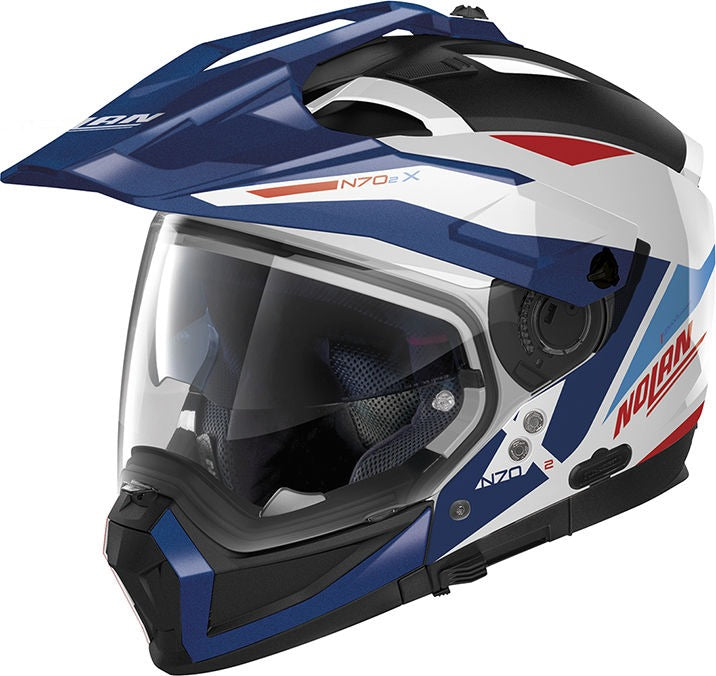 Nolan / ノーラン Modular Helmet N70-2 X 06 STUNNER N-C  Blue White | N7Y000899053