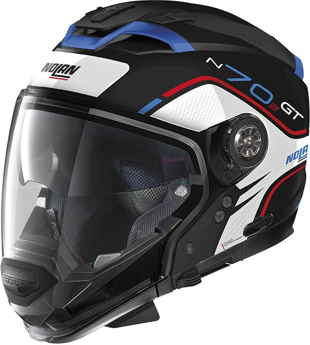 Nolan / ノーラン Modular Helmet N70-2 GT 06 FLYWHEEL N  Blue White | N7Z000586056