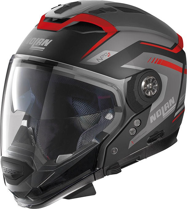Nolan / ノーラン Modular Helmet N70-2 GT 06 SWITCHBACK  Black Red | N7Z000598058