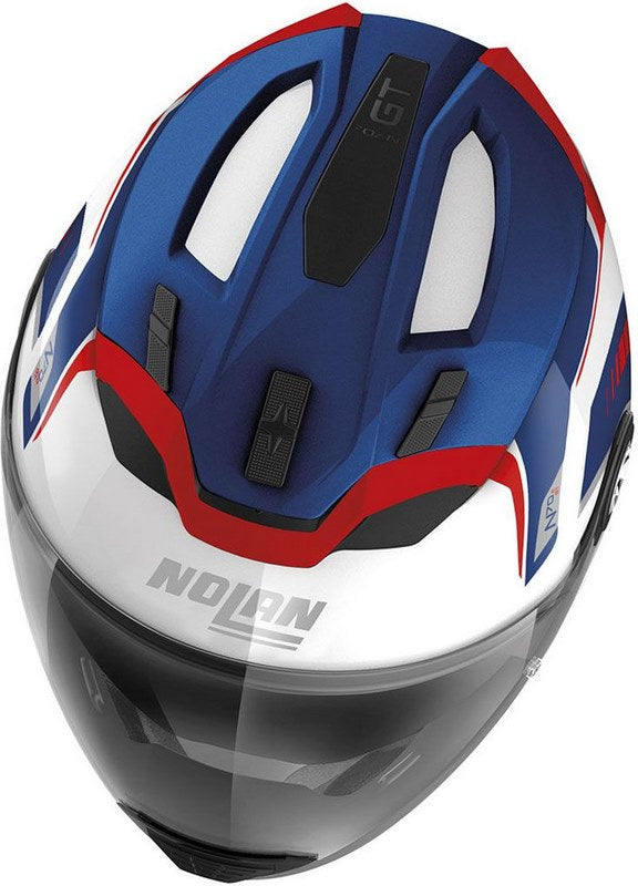 Nolan / ノーラン Modular Helmet N70-2 GT 06 SWITCHBACK  METAL WHITE BLUE | N7Z000598061