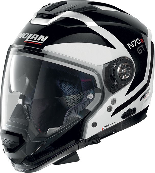 Nolan / ノーラン Modular Helmet N70-2 GT 06 GLARING N-C  White Blue | N7Z000798049