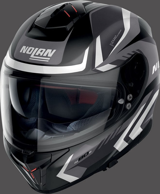 Nolan / ノーラン Full Face Helmet N80-8 RUMBLE N-COM  Black White | N88000578058
