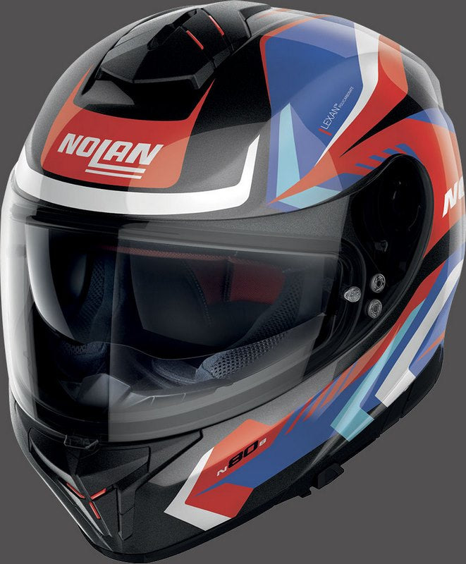 Nolan / ノーラン Full Face Helmet N80-8 RUMBLE N-COM  Blue Red | N88000578062
