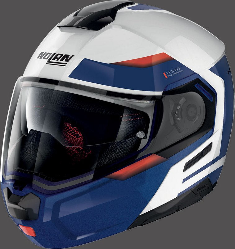 Nolan / ノーラン Flip-Up Helmet N90-3 REFLECTOR N-COM  METAL WHITE | N93000537038