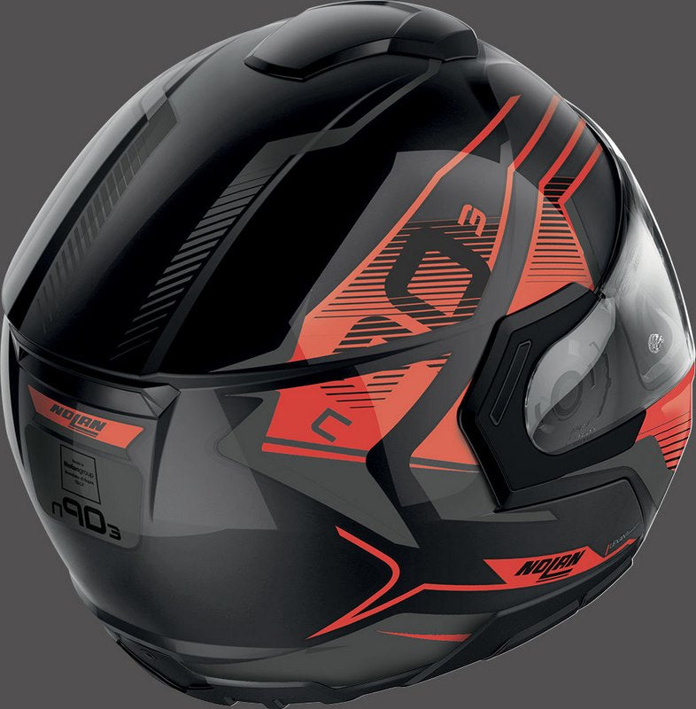 Nolan / ノーラン Flip-Up Helmet N90-3 COMEBACK N-COM  METAL BLACK | N93000663044